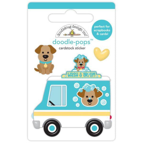 Doggone Cute - Doodle Pops - Wash Wagon