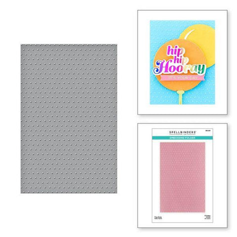 It's My Party Too Collection - Tiny Dots Embossing Folder