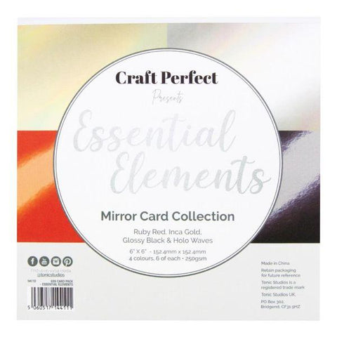 Essential Mirror Cardstock - 6x6 Pack