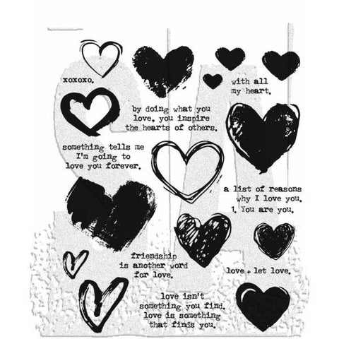 Love Notes - Cling Stamps