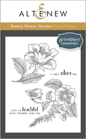 Dainty Flower Garden Press Plates
