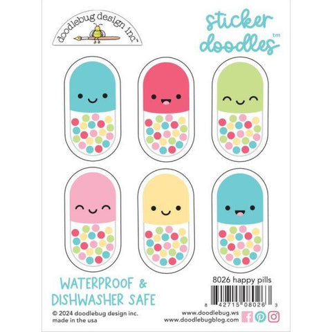 Happy Healing - Waterproof Stickers - Happy Pills