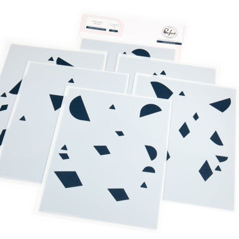 Radiating Hearts & Stars - Layering Stencils