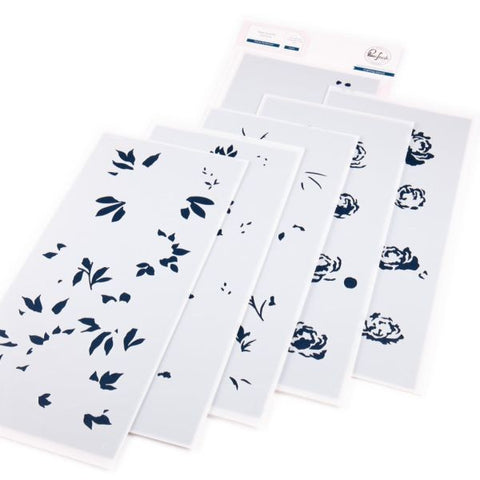 Peony Perfection - Layering Stencils