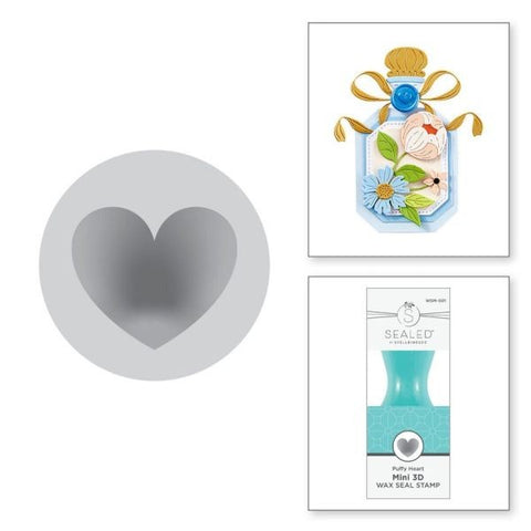 Mini Wax Seals Collection - Puffy Heart Mini 3D Wax Seal