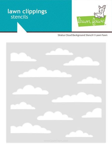 Stratus Cloud Background Stencil
