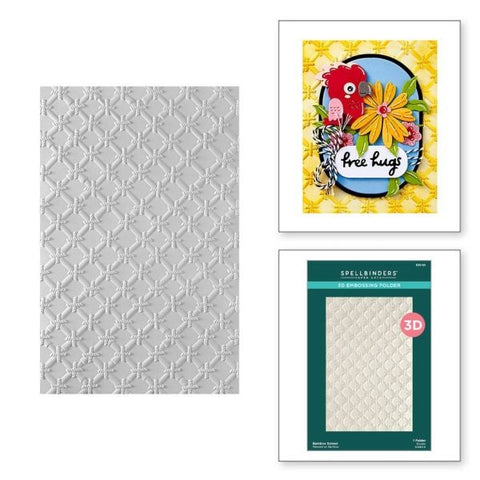 Cheerful Chirps Collection - Bamboo Screen 3D Embossing Folder
