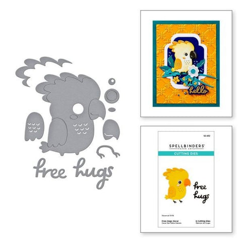 Cheerful Chirps Collection - Free Hugs Oscar Dies
