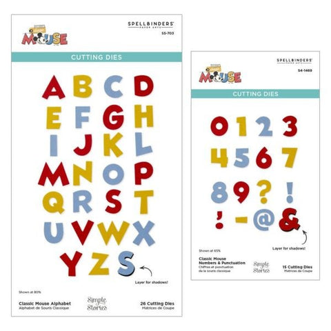 Say Cheese Classic Mouse - Alphabet & Numbers Bundle