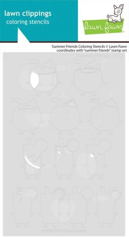 Summer Friends - Coloring Stencils