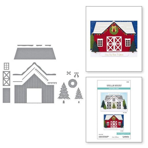 Country Christmas Collection - Country Christmas Barn Dies