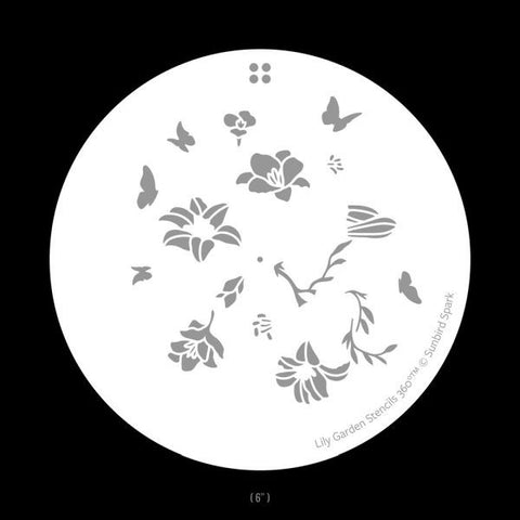 Lily Garden Stencils 360