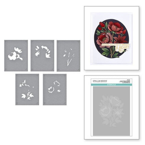 Layered Sweet Moments Stencil - BetterPress Society August 2025 Add On