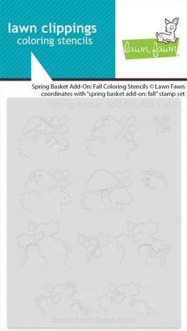 Spring Basket Add On:  Fall - Coloring Stencils