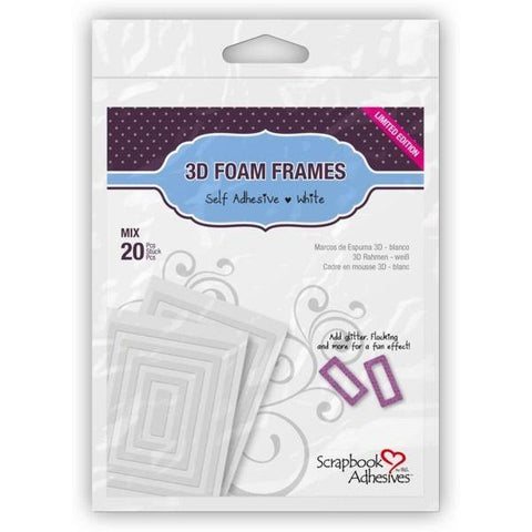 Adhesive - White Foam Frames