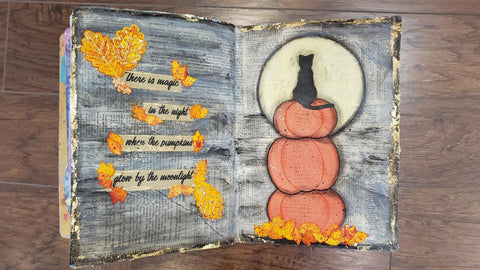Pumpkin Magic - Art Journal Class, Tuesday - October 25  @ 6:30 pm