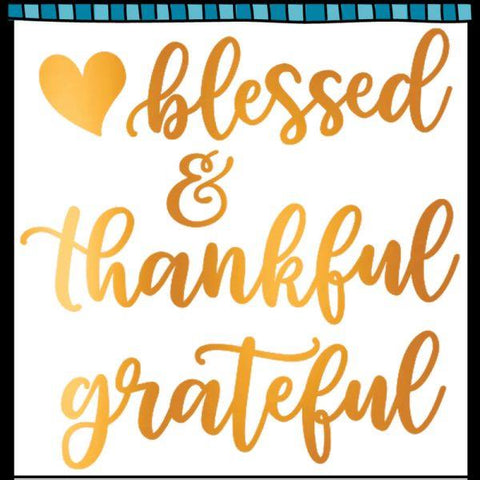 Grateful Hot Foil Plate