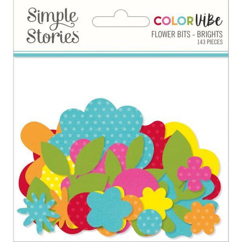 Color Vibe - Brights - Bits & Pieces - Flowers