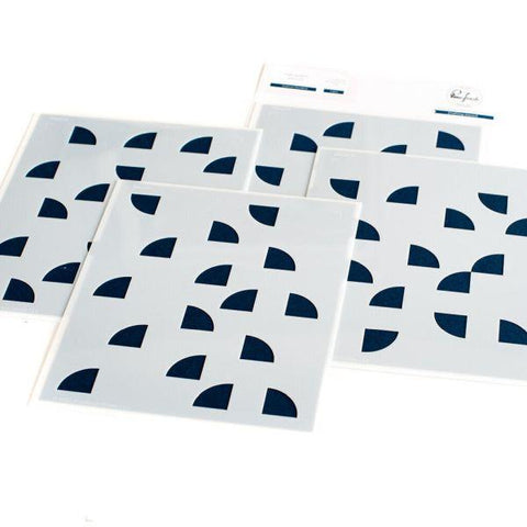 Quadrant Backdrop Layering Stencils