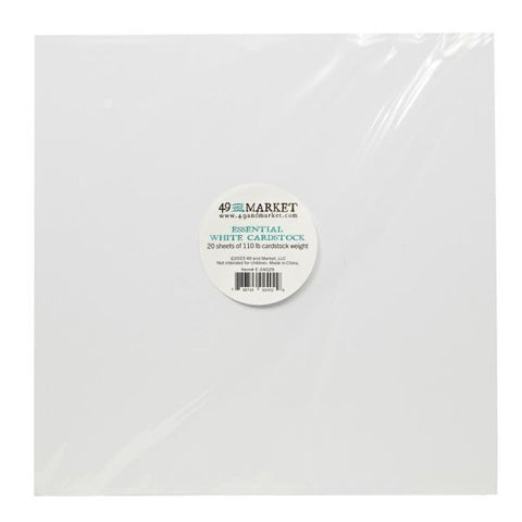 Essentials Cardsstock - White