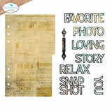 Botanical Blend Collection - Page with Large Tab 1 - Dies