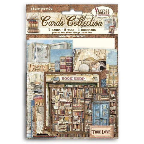 Vintage Library - Journaling Cards