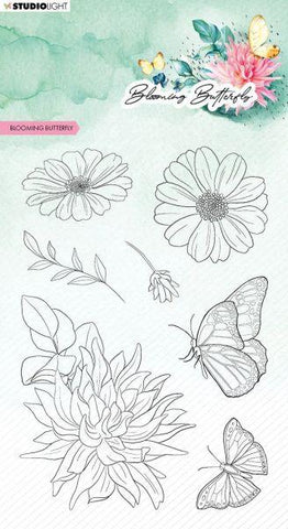 Blooming Butterfly - Blooming Butterfly - Clear Stamps