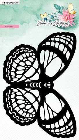 Blooming Butterfly - Big Butterfly Stencil
