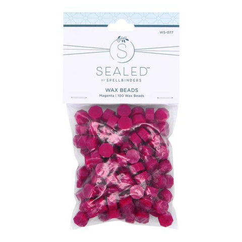Sealed Collection - Magenta Wax Beads