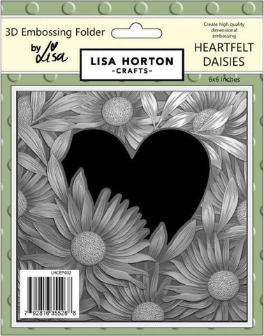 Heartfelt Daisies - 3D Embossing Folder