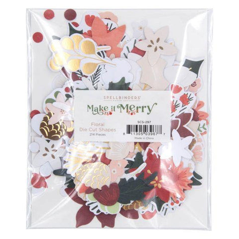 Make it Merry Collection - Make it Merry Floral Die Cuts