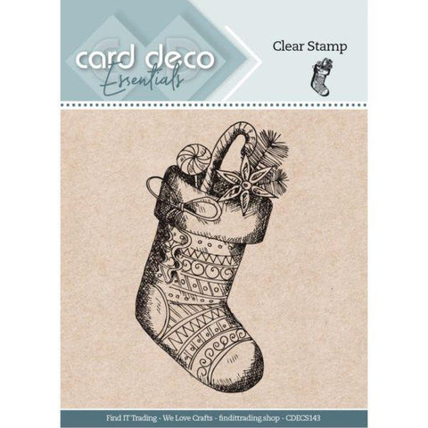 Card Deco Essentials - Clear Stamps - Stocking