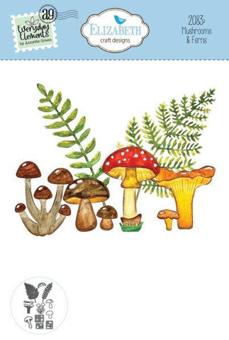 Everyday Elements - Mushrooms & Ferns - Dies