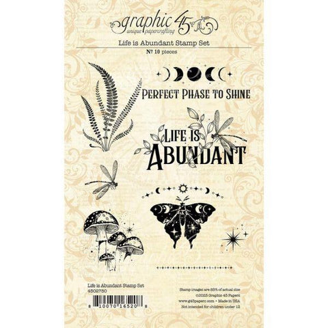 Life is Abundant - Clear Stamps