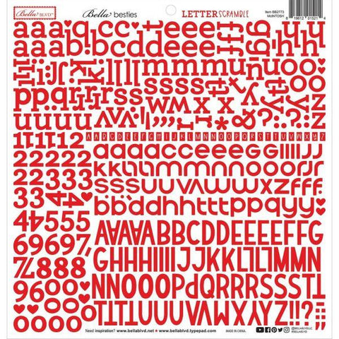 Besties Letter Scramble Alpha Stickers - McIntosh