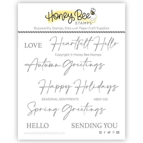 Seasonal Sentiments - Clear Stamps