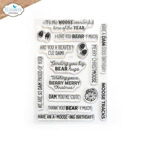 The Great Outdoors Collection - Bear, Moose, Beaver - Clear Stamps