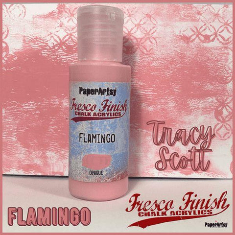 Fresco Finish Acrylic Paint - Flamingo