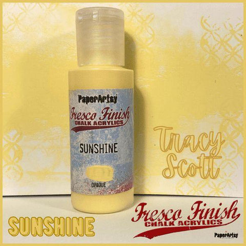 Fresco Finish Acrylic Paint - Sunshine