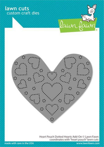 Heart Pouch Dotted Hearts Add-On Die