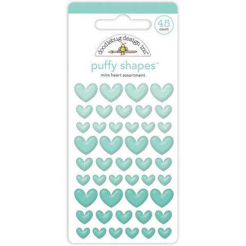 Puffy Stickers - Mini Hearts
