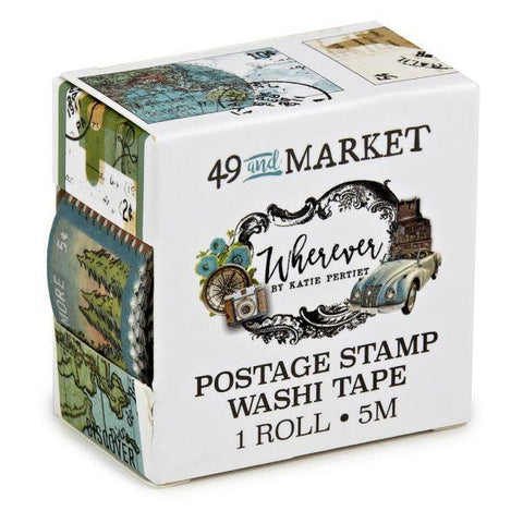 Wherever - Postage Stamp Washi Tape