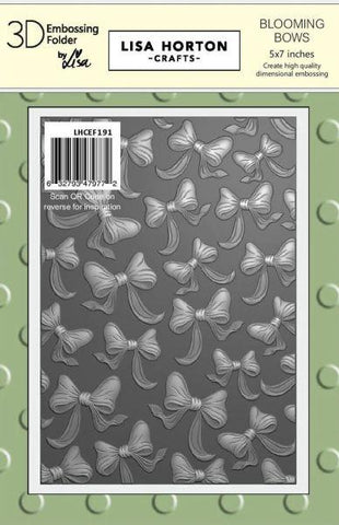 Blooming Bows - 3D Embossing Folder