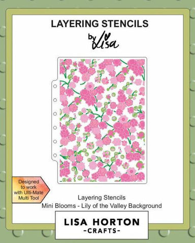 Lily of the Valley Background - Mini Blooms - Layering Stencils