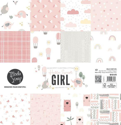 Hello Sweet Girl - 12x12 Paper Pack