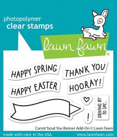 Carrot 'Bout You - Banner Add On - Clear Stamps