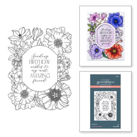 Mirrored Arch Collection - Mirrored Arch Blooms Press Plate