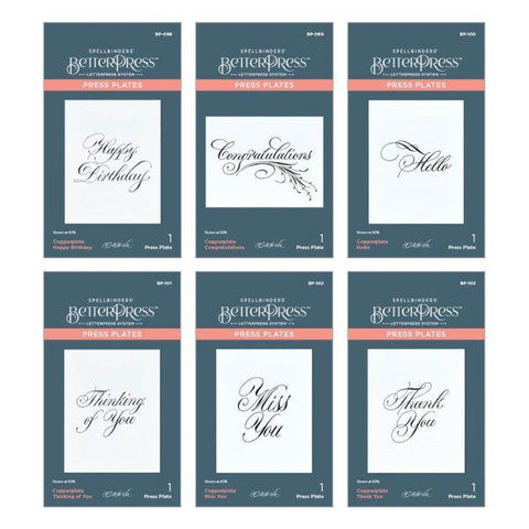 Copperplate Everyday Sentiments Collection - I Want It All! Bundle