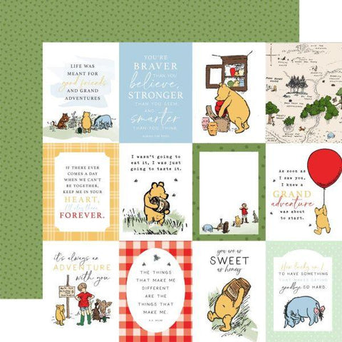 Winnie The Pooh - 3x4 Journaling Cards