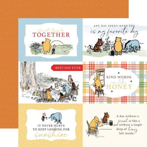 Winnie The Pooh - 6x4 Journaling Cards